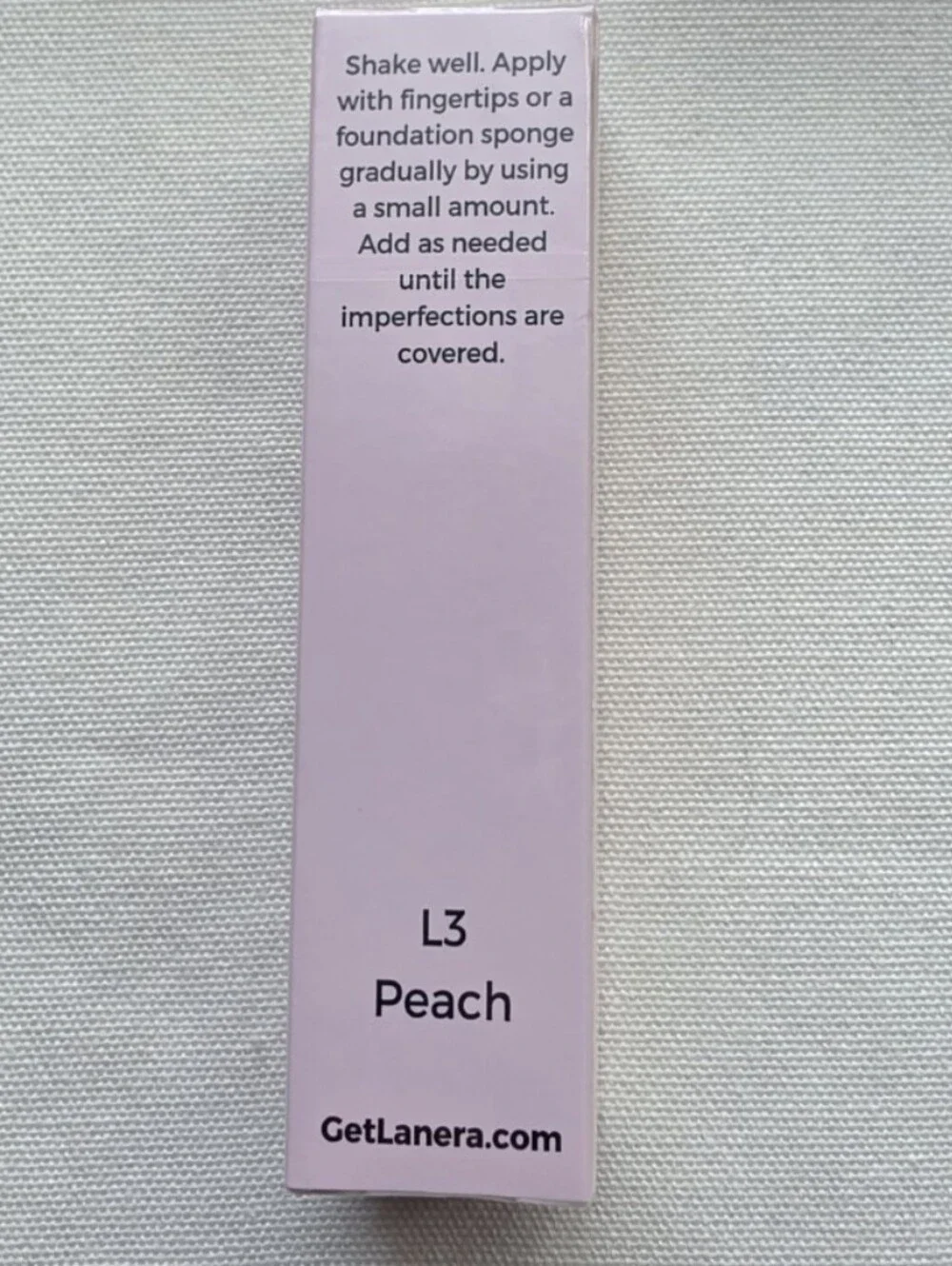 Lanera Soft Matte Full Coverage Liquid Foundation L 3 Peach 1 Oz